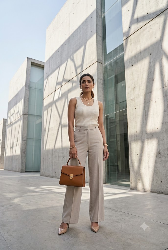 The Modern Architecture Stone Trousers & Vest